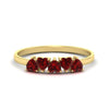 Load image into Gallery viewer, 0.75-carat-heart-shape-5-stone-ruby-wedding-ring-in-yellow-gold-FD9600HTBGRUDR-0.75CT-NL-YG