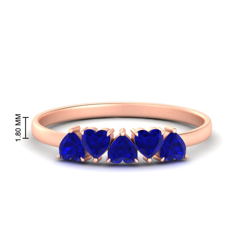 0.75-carat-heart-shape-5-stone-sapphire-wedding-ring-in-rose-gold-FD9600HTBGSABL-0.75CT-NL-RG-HW