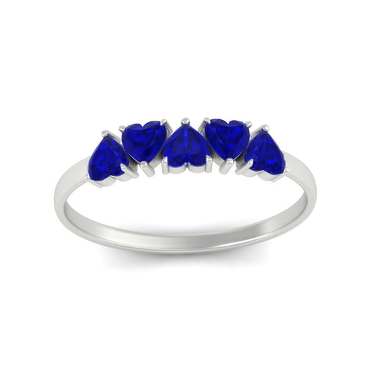 0.75-carat-heart-shape-5-stone-sapphire-wedding-ring-in-white-gold-FD9600HTBGSABLANGLE5-0.75CT-NL-WG
