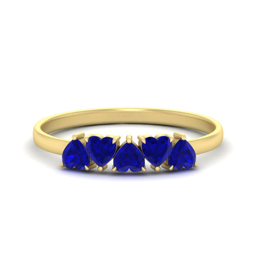 0.75-carat-heart-shape-5-stone-sapphire-wedding-ring-in-yellow-gold-FD9600HTBGSABL-0.75CT-NL-YG