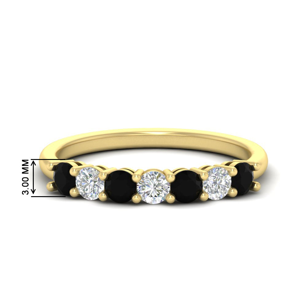 0.75-carat-round-7-black-diamond-wedding-ring-band-in-yellow-gold-FD8008B7GBLACK-0.75CT-NL-YG-HW