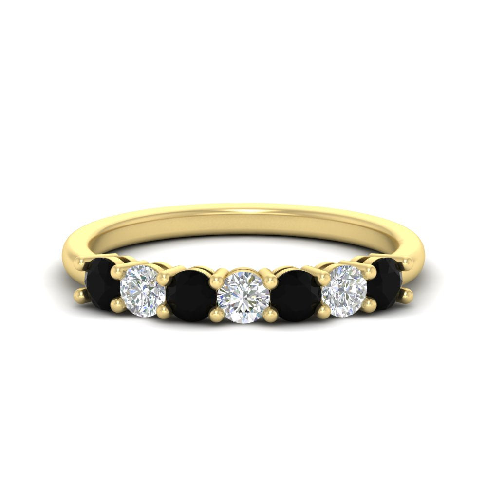 0.75-carat-round-7-black-diamond-wedding-ring-band-in-yellow-gold-FD8008B7GBLACK-0.75CT-NL-YG