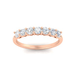 Load image into Gallery viewer, 0.75-carat-round-7-diamond-wedding-ring-band-in-rose-gold-FD8008B7ANGLE5-0.75CT-NL-RG
