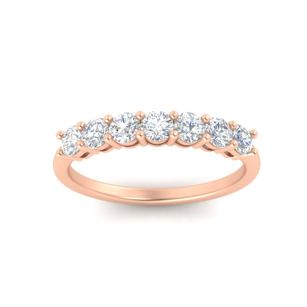 0.75-carat-round-7-diamond-wedding-ring-band-in-rose-gold-FD8008B7ANGLE5-0.75CT-NL-RG