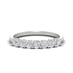 Load image into Gallery viewer, 0.75-carat-round-7-diamond-wedding-ring-band-in-white-gold-FD8008B7-0.75CT-NL-WG
