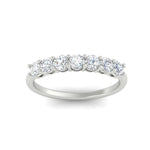 Load image into Gallery viewer, 0.75-carat-round-7-diamond-wedding-ring-band-in-white-gold-FD8008B7ANGLE5-0.75CT-NL-WG
