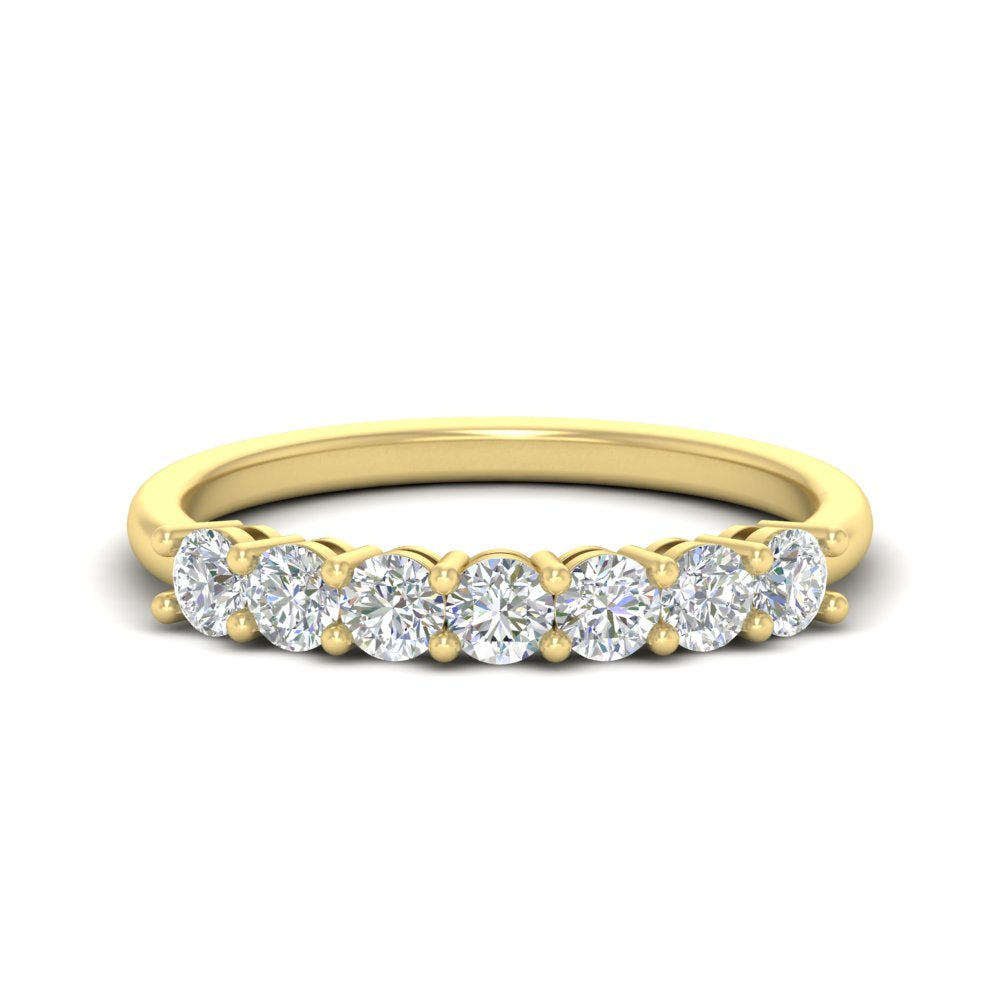 0.75-carat-round-7-diamond-wedding-ring-band-in-yellow-gold-FD8008B7-0.75CT-NL-YG