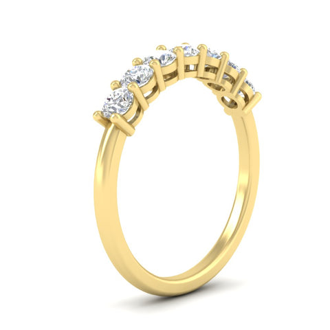0.75-carat-round-7-diamond-wedding-ring-band-in-yellow-gold-FD8008B7ANGLE2-0.75CT-NL-YG