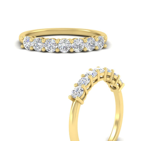 0.75-carat-round-7-diamond-wedding-ring-band-in-yellow-gold-FD8008B7ANGLE3-0.75CT-NL-YG