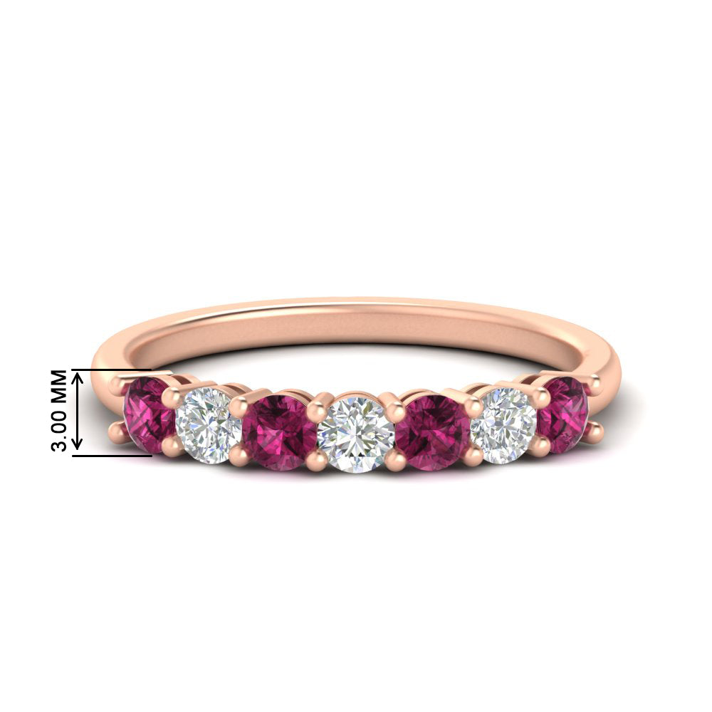 0.75-carat-round-7-pink-sapphire-wedding-ring-band-in-rose-gold-FD8008B7GSADRPI-0.75CT-NL-RG-HW