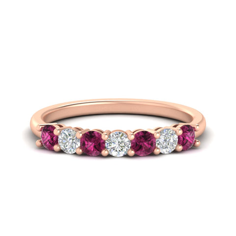 0.75-carat-round-7-pink-sapphire-wedding-ring-band-in-rose-gold-FD8008B7GSADRPI-0.75CT-NL-RG