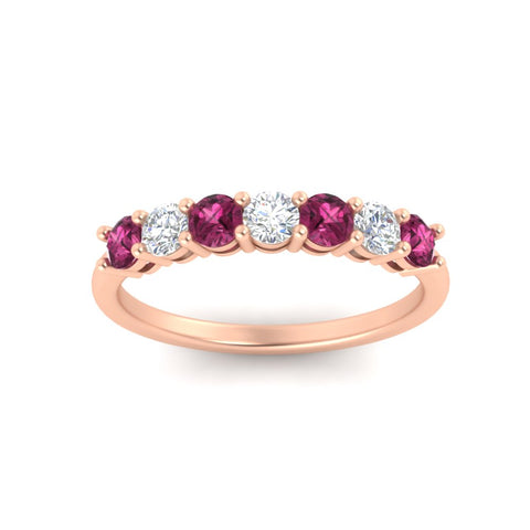 0.75-carat-round-7-pink-sapphire-wedding-ring-band-in-rose-gold-FD8008B7GSADRPIANGLE5-0.75CT-NL-RG