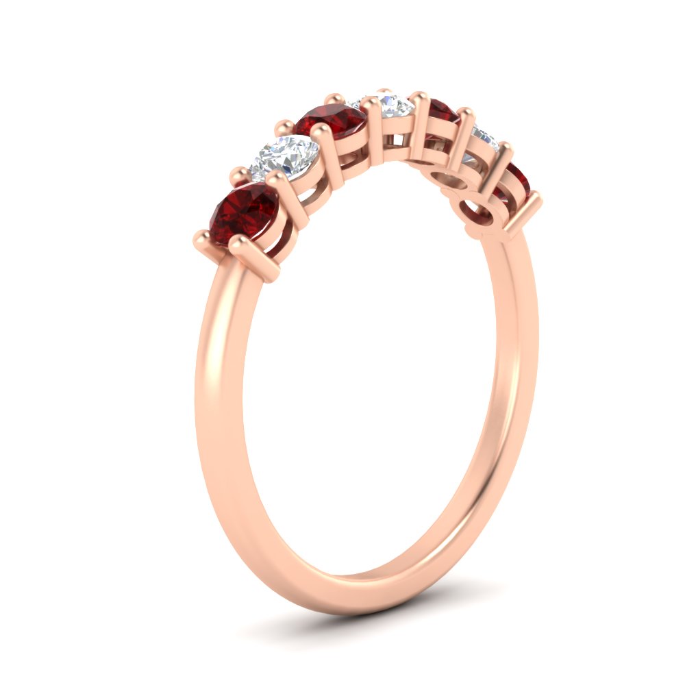 0.75-carat-round-7-ruby-wedding-ring-band-in-rose-gold-FD8008B7GRUDRANGLE2-0.75CT-NL-RG