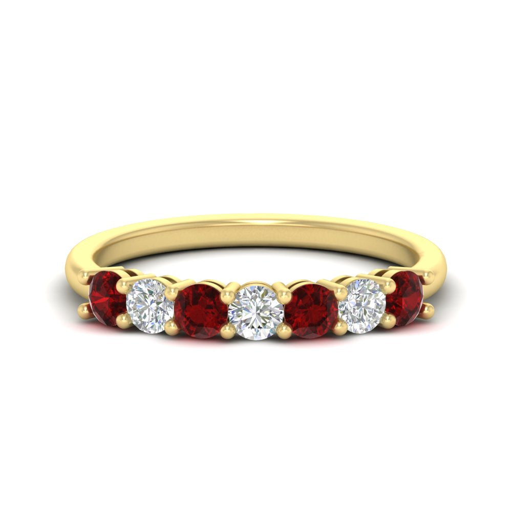 0.75-carat-round-7-ruby-wedding-ring-band-in-yellow-gold-FD8008B7GRUDR-0.75CT-NL-YG