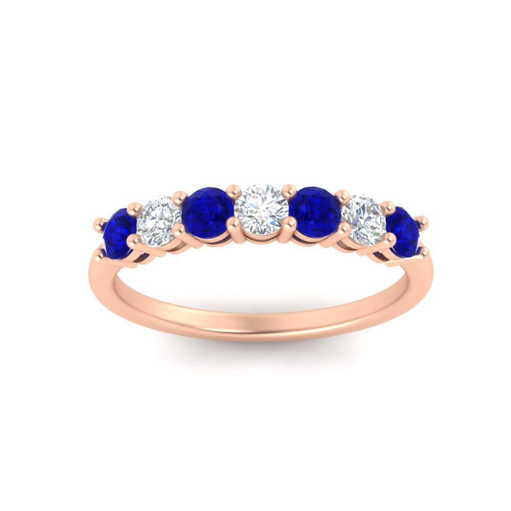 0.75-carat-round-7-sapphire-wedding-ring-band-in-rose-gold-FD8008B7GSABLANGLE5-0.75CT-NL-RG