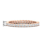 Load image into Gallery viewer, 0.75 Carat Round Cut Bezel Set Eternity Band
