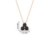 Load image into Gallery viewer, 0.75-carat-round-black-diamond-necklace-for-women-in-FDPD1129GBLACK-0.75CT-NL-RG