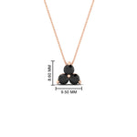 Load image into Gallery viewer, 0.75-carat-round-black-diamond-necklace-for-women-in-FDPD1129GBLACK-0.75CT-NL-RG
