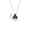 Load image into Gallery viewer, 0.75-carat-round-black-diamond-necklace-for-women-in-FDPD1129GBLACK-0.75CT-NL-WG