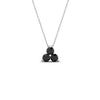 Load image into Gallery viewer, 0.75-carat-round-black-diamond-necklace-for-women-in-FDPD1129GBLACK-0.75CT-NL-WG