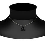Load image into Gallery viewer, 0.75-carat-round-black-diamond-necklace-for-women-in-FDPD1129GBLACK-0.75CT-NL-WG
