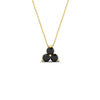 Load image into Gallery viewer, 0.75-carat-round-black-diamond-necklace-for-women-in-FDPD1129GBLACK-0.75CT-NL-YG