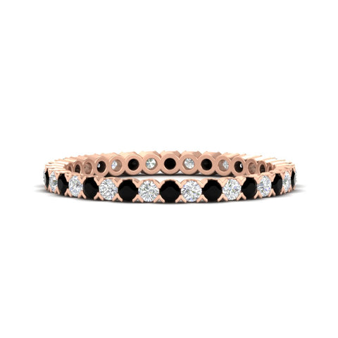 0.75-carat-round-cut-bezel-set-diamond-and-black-diamond-eternity-wedding-band-in-rose-gold-FD8072ROBGBLACK-0.72CT-NL-RG?v=1774347027