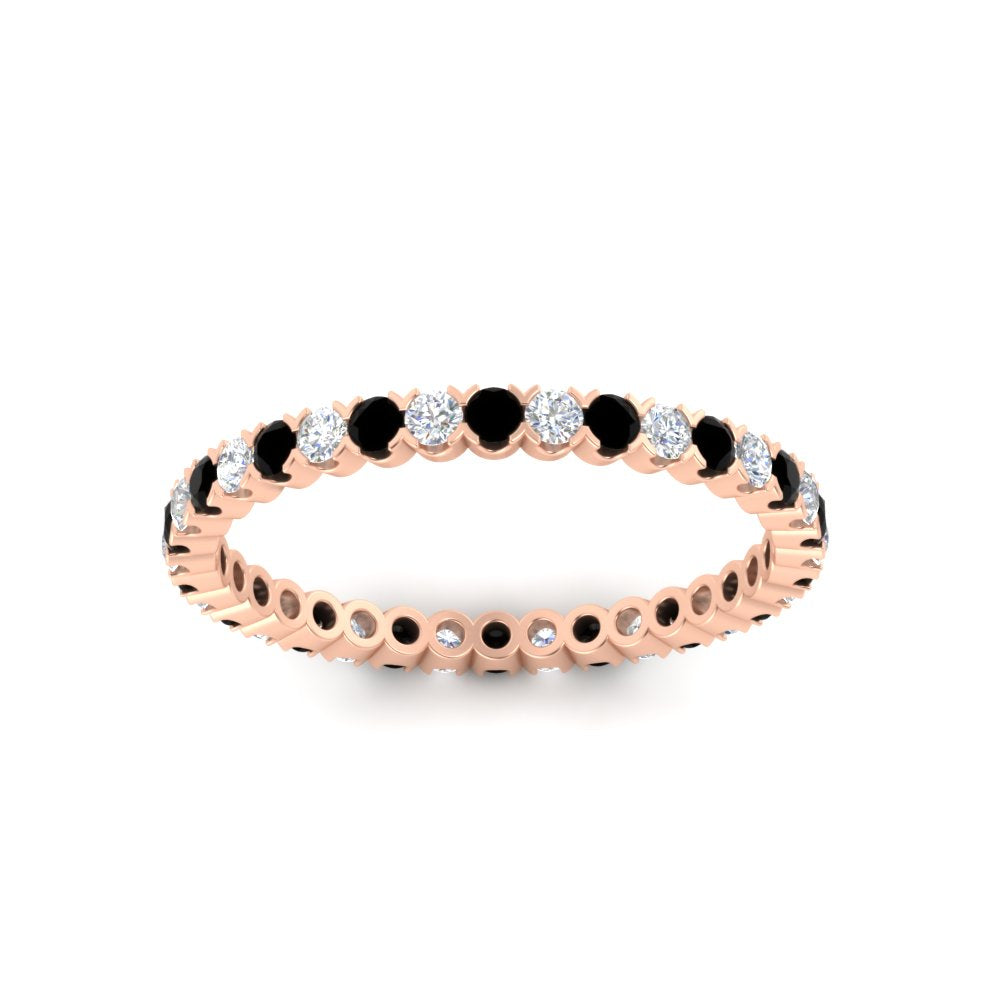 0.75 Carat Round Cut Bezel Set Eternity Band