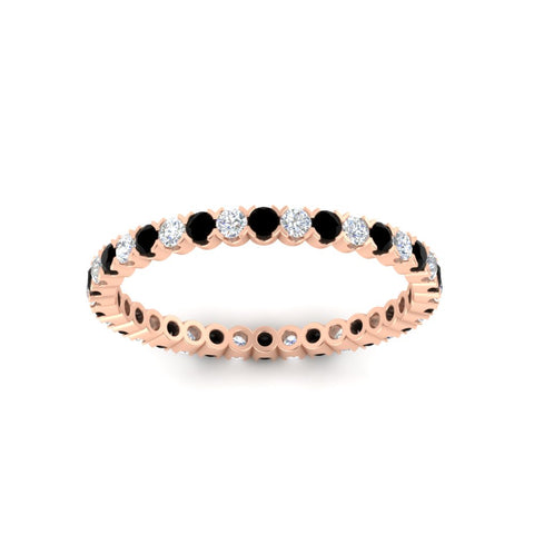 0.75-carat-round-cut-bezel-set-diamond-and-black-diamond-eternity-wedding-band-in-rose-gold-FD8072ROBGBLACKANGLE5-0.72CT-NL-RG?v=1774347027