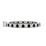 Load image into Gallery viewer, 0.75 Carat Round Cut Bezel Set Eternity Band

