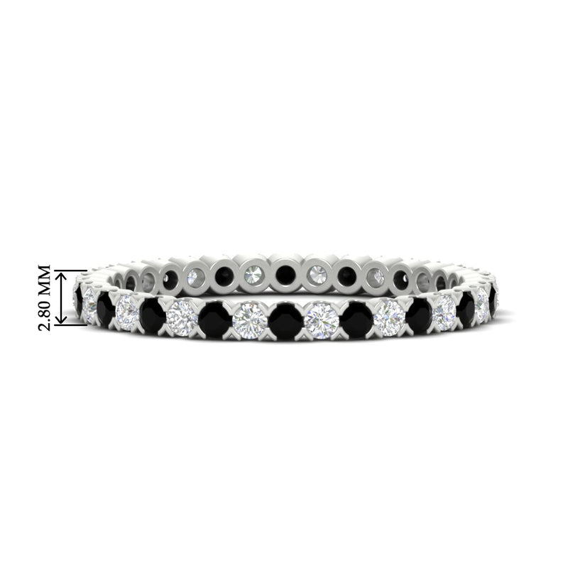 0.75-carat-round-cut-bezel-set-diamond-and-black-diamond-eternity-wedding-band-in-white-gold-FD8072ROBGBLACK-0.72CT-NL-WG-HW?v=1774347027