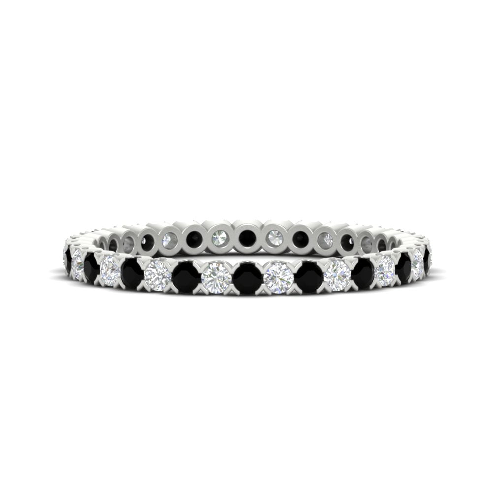 0.75 Carat Round Cut Bezel Set Eternity Band
