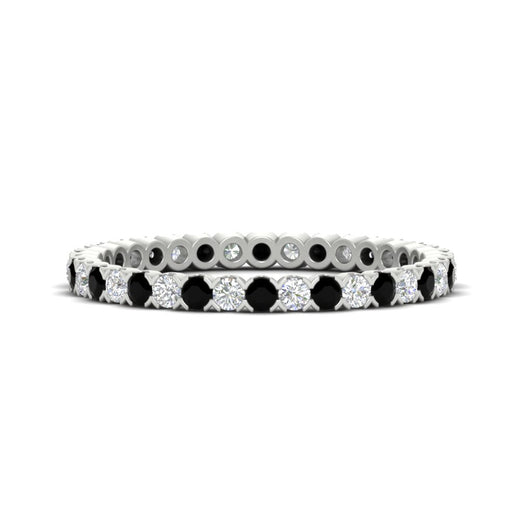 0.75-carat-round-cut-bezel-set-diamond-and-black-diamond-eternity-wedding-band-in-white-gold-FD8072ROBGBLACK-0.72CT-NL-WG?v=1774347027