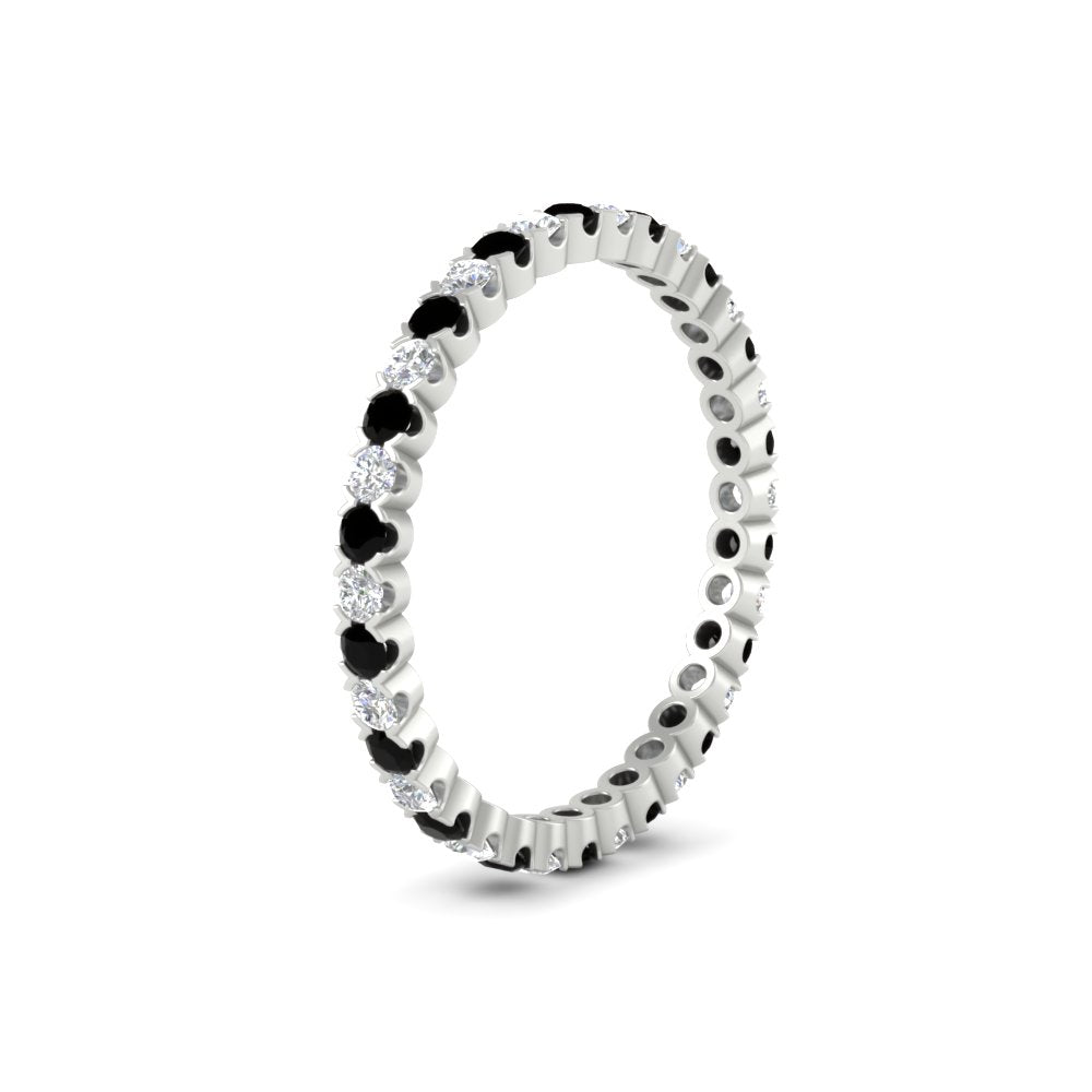 0.75 Carat Round Cut Bezel Set Eternity Band