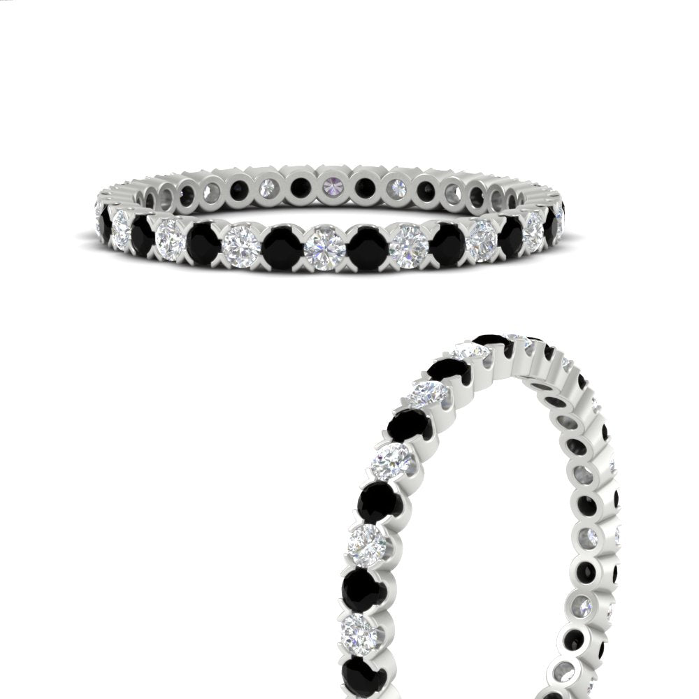 0.75 Carat Round Cut Bezel Set Eternity Band