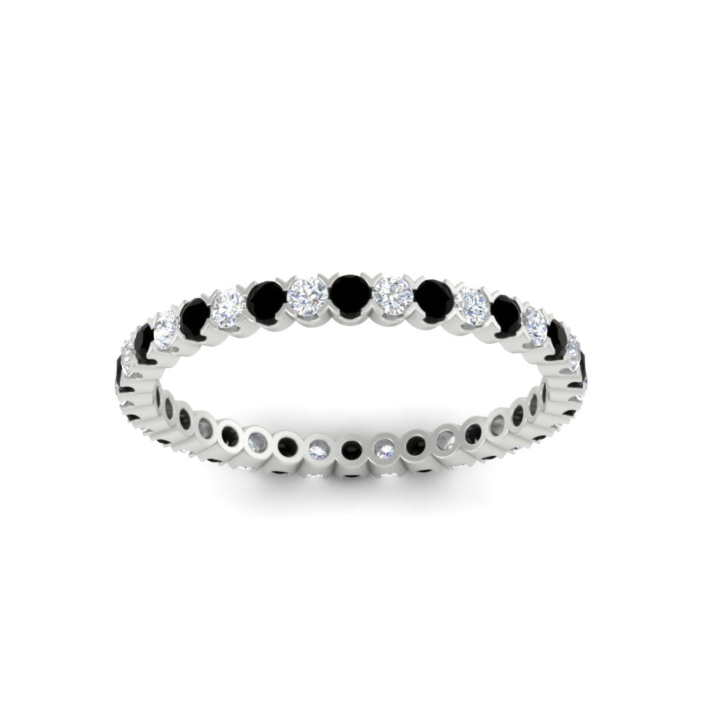 0.75 Carat Round Cut Bezel Set Eternity Band