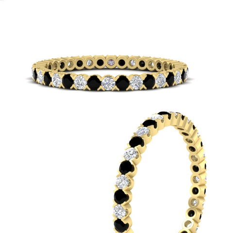 0.75-carat-round-cut-bezel-set-diamond-and-black-diamond-eternity-wedding-band-in-yellow-gold-FD8072ROBGBLACKANGLE3-0.72CT-NL-YG?v=1774347027