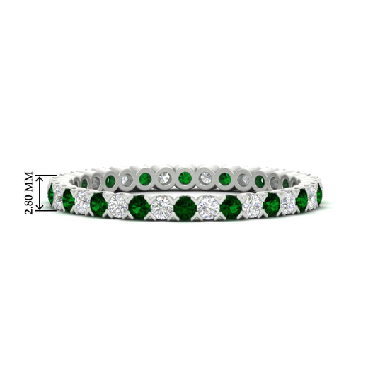 0.75-carat-round-cut-bezel-set-diamond-and-emerald-eternity-wedding-band-in-white-gold-FD8072ROBGEMGR-0.72CT-NL-WG-HW?v=1774347027