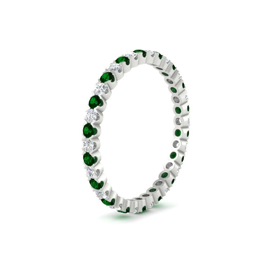 0.75-carat-round-cut-bezel-set-diamond-and-emerald-eternity-wedding-band-in-white-gold-FD8072ROBGEMGRANGLE2-0.72CT-NL-WG?v=1774347027