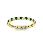 Load image into Gallery viewer, 0.75 Carat Round Cut Bezel Set Eternity Band
