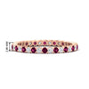 Load image into Gallery viewer, 0.75-carat-round-cut-bezel-set-diamond-and-pink-sapphire-eternity-wedding-band-in-rose-gold-FD8072ROBGSADRPI-0.72CT-NL-RG-HW?v=1774347027