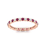 Load image into Gallery viewer, 0.75 Carat Round Cut Bezel Set Eternity Band
