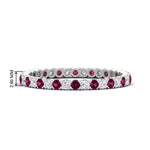 Load image into Gallery viewer, 0.75 Carat Round Cut Bezel Set Eternity Band
