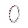 Load image into Gallery viewer, 0.75-carat-round-cut-bezel-set-diamond-and-pink-sapphire-eternity-wedding-band-in-white-gold-FD8072ROBGSADRPIANGLE2-0.72CT-NL-WG?v=1774347027