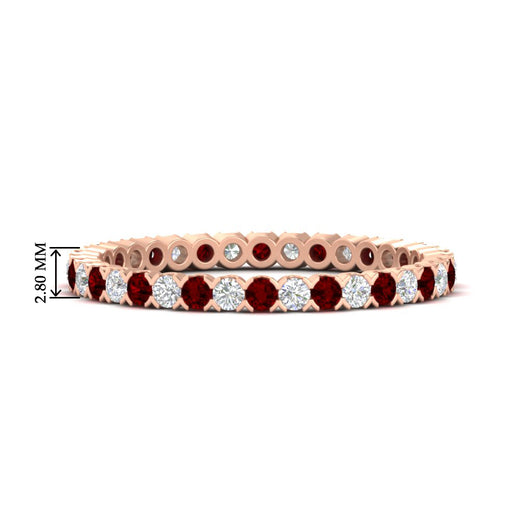 0.75-carat-round-cut-bezel-set-diamond-and-ruby-eternity-wedding-band-in-rose-gold-FD8072ROBGRUDR-0.72CT-NL-RG-HW?v=1774347027