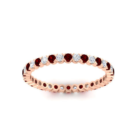 0.75-carat-round-cut-bezel-set-diamond-and-ruby-eternity-wedding-band-in-rose-gold-FD8072ROBGRUDRANGLE5-0.72CT-NL-RG?v=1774347027