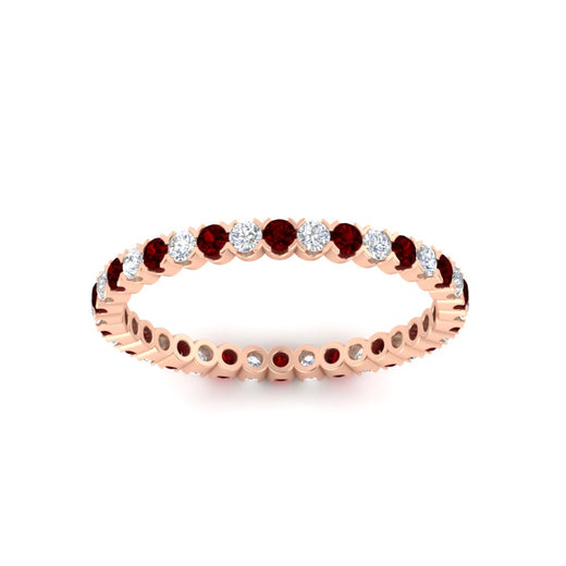 0.75-carat-round-cut-bezel-set-diamond-and-ruby-eternity-wedding-band-in-rose-gold-FD8072ROBGRUDRANGLE5-0.72CT-NL-RG?v=1774347027