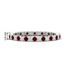 Load image into Gallery viewer, 0.75-carat-round-cut-bezel-set-diamond-and-ruby-eternity-wedding-band-in-white-gold-FD8072ROBGRUDR-0.72CT-NL-WG-HW?v=1774347027