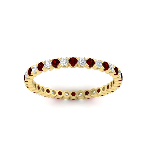 0.75-carat-round-cut-bezel-set-diamond-and-ruby-eternity-wedding-band-in-yellow-gold-FD8072ROBGRUDRANGLE5-0.72CT-NL-YG?v=1774347027