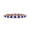 Load image into Gallery viewer, 0.75-carat-round-cut-bezel-set-diamond-and-sapphire-eternity-wedding-band-in-rose-gold-FD8072ROBGSABL-0.72CT-NL-RG?v=1774347027